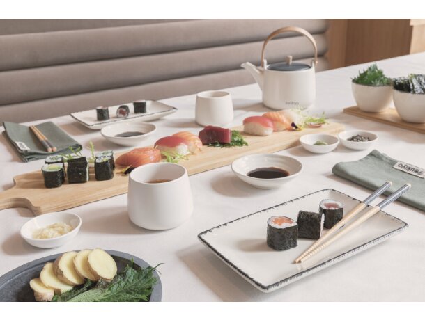 Set cena de sushi de 8 piezas Ukiyo Marron detalle 4
