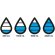 Botella tritan antigoteo de hidratación Aqua Azul detalle 13
