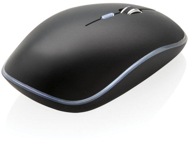 Ratón publicitario inalámbrico XD Collection recargable ABS Negro detalle 8