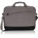 Bolsa maletín de poliéster para portátil de 15,6” Gris/negro detalle 2