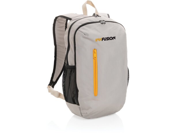 Mochila casual Impact AWARE ™ 300D RPET Marron detalle 8