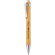 Bolígrafo elegante de madera de bambú Marron/plata detalle 9