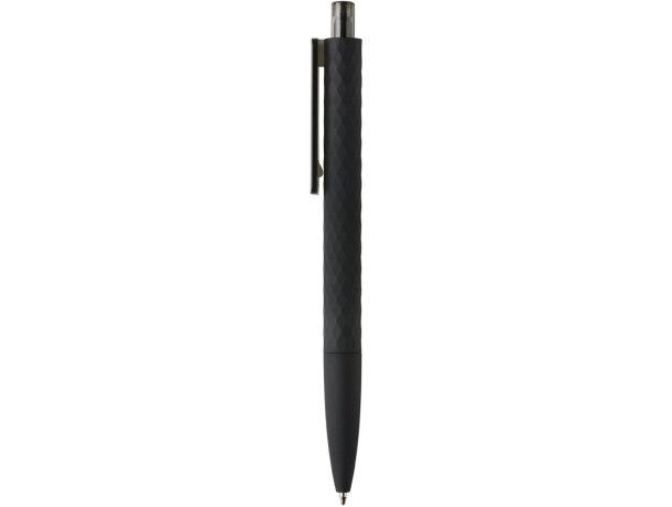 Bolígrafos con nombre forma exclusiva de diamante y tacto suave Negro/negro detalle 9