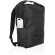 Mochila ecológica con logo hecha de botellas recicladas y ahorro de agua Negro detalle 1