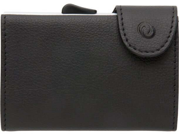 Cartera y tarjetero C-Secure RFID Negro/plata detalle 4