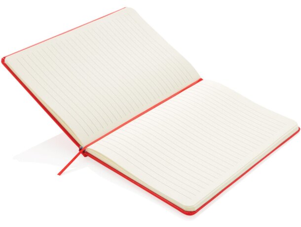 Libreta A5 Básica de Tapa Dura Rojo detalle 24