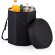 Bolsas térmicas forma cilindrica poliéster para usar como asiento Negro detalle 1
