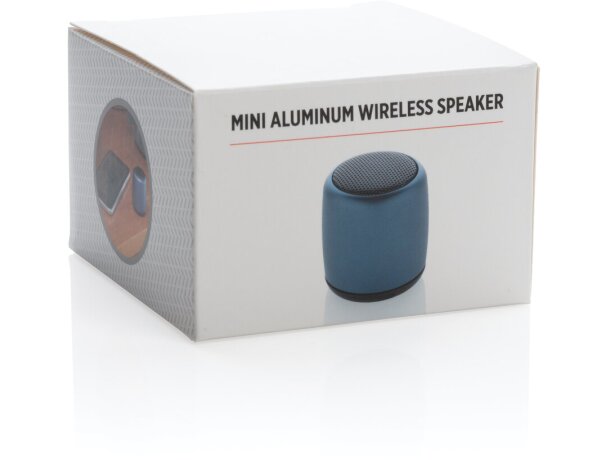 Mini altavoz inalámbrico de aluminio economico