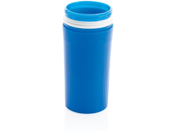 Botellas de agua reutilizables de caña de azúcar sin aceite aptas lavavajillas Azul detalle 19