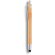 Puntero de bambú con bolígrafo diseño clásico Marron detalle 3