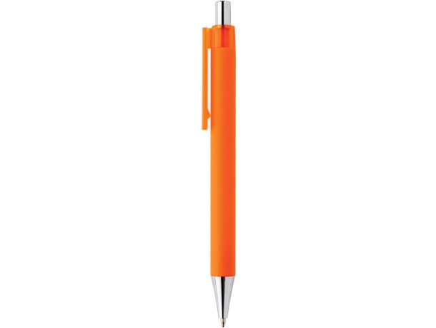 Bolígrafo suave X8 Naranja detalle 48