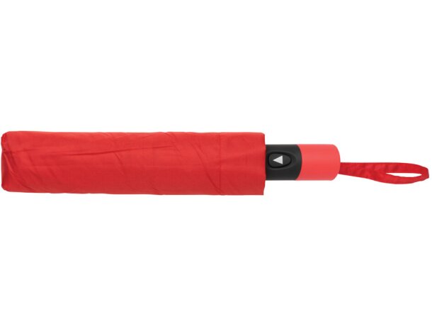 Mini paraguas automático ecológico RPET 190T Impact AWARE ™ Rojo detalle 10