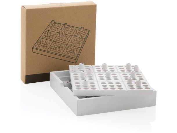 Juego Sudoku de madera FSC Blanco detalle 6