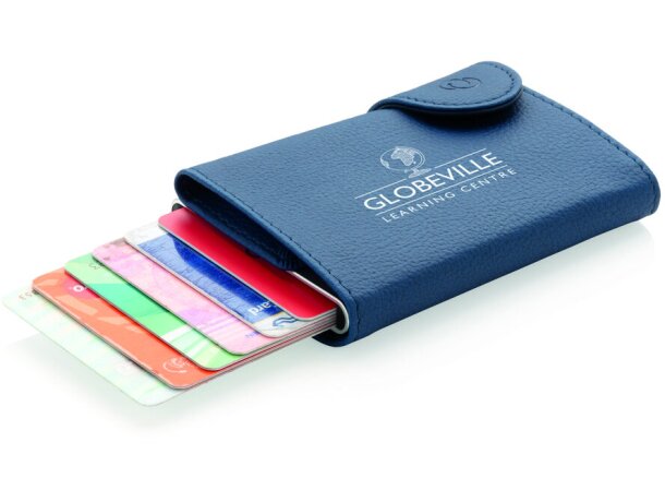 Cartera y tarjetero C-Secure RFID Azul detalle 22