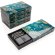 Set roller y ball point de metal tinta azul con funda premium Negro/plata detalle 12