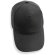 Gorra de algodón reciclado Impact 280gr con trazador AWARE™ Negro detalle 6