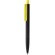 Bolígrafos con nombre forma exclusiva de diamante y tacto suave Amarillo/negro