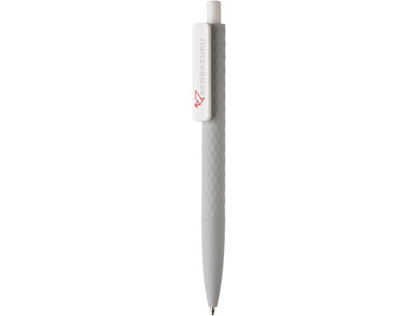Bolígrafo suave X3 Gris/blanco detalle 17