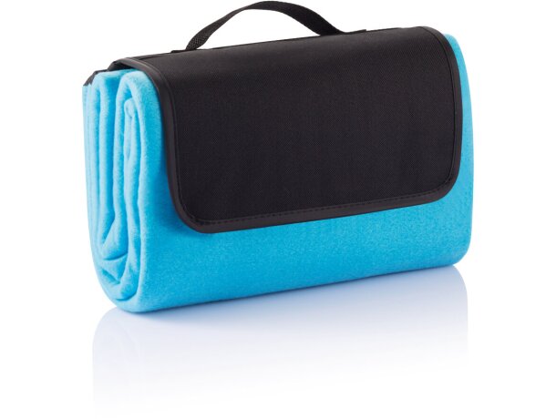 Manta de picnic plegable Azul detalle 10