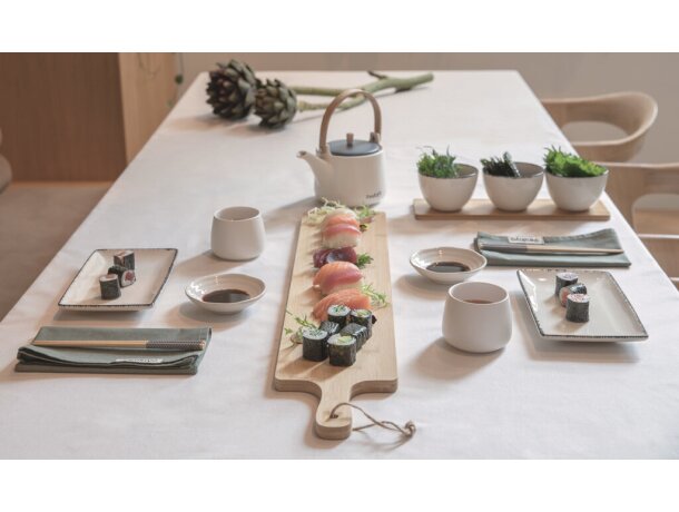 Set de 4 servilletas de mesa Ukiyo Aware ™ 180gr Verde detalle 31