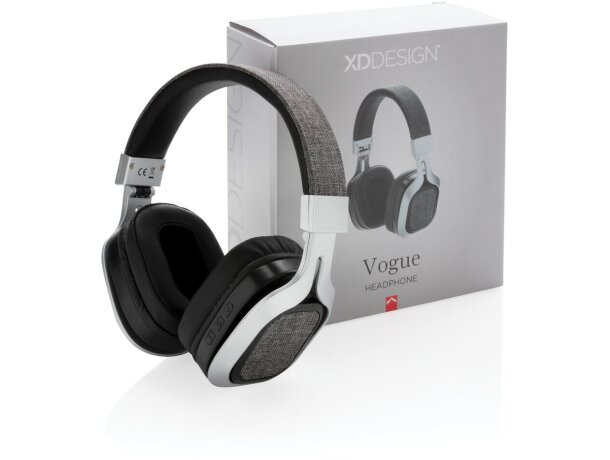 Auriculares Vogue Gris detalle 10