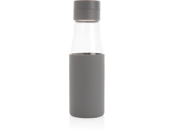 Botella de hidratación de vidrio Ukiyo con funda Gris detalle 10