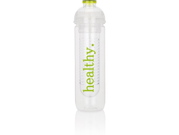 Bidón deportivo con compartimento para frutas de tritán 500ml Verde detalle 14