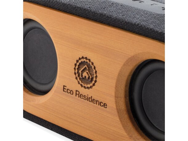 Altavoz doble Bamboo X Negro/marron detalle 7