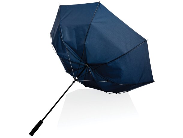 Paraguas ecológico antitormenta 30. Azul marino detalle 12