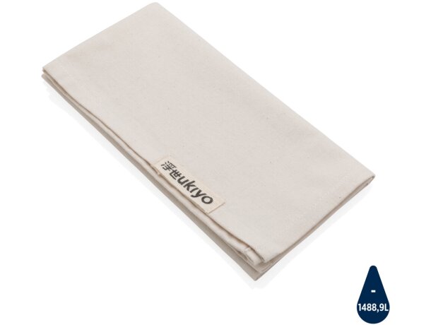 Set 4 servilletas Ukiyo Aware personalizados algodón reciclado Verde detalle 35