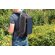 Mochila con panel solar sin PVC Negro/gris detalle 9