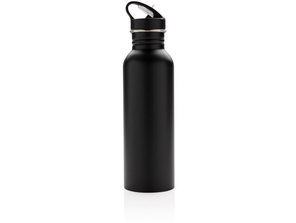 Botella de actividad acero inoxidable Deluxe Negro detalle 16