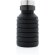 Botella de silicona plegable antigoteo con tapa Negro detalle 4