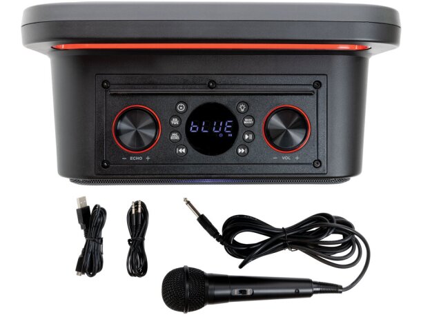 Altavoz inalámbrico y portátil Motorola ROKR810 para fiestas Negro detalle 4