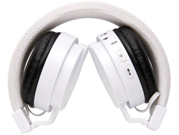 Auriculares Bluetooth Plegables Blanco detalle 6