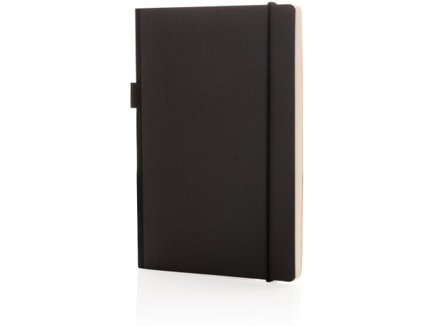 Libreta lujosa A5 FSC® de tapa dura Negro detalle 6