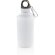 Botella deportiva de aluminio reutilizable con mosquetón Blanco detalle 14