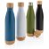 Botella acero inoxidable al vacío con tapa y fondo de bambú Verde detalle 30