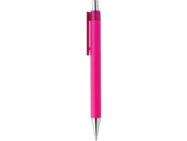 Bolígrafo suave X8 Rosa detalle 2