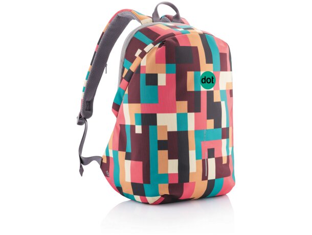 Mochila antirobo Bobby Soft Art Verde detalle 42