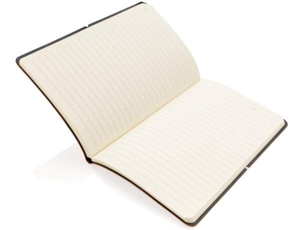Cuaderno A5 moderno de lujo con tapa blanda Marron detalle 15