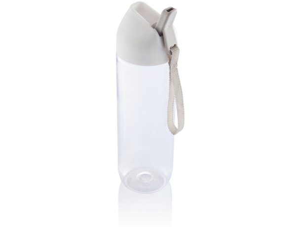 Botella tritan para agua 450 ml Blanco/gris detalle 16