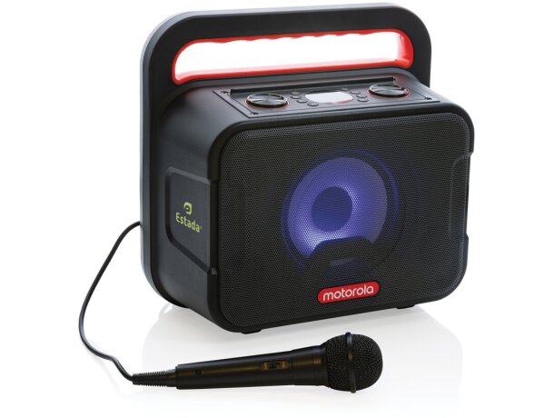 Altavoz inalámbrico y portátil Motorola ROKR810 para fiestas Negro detalle 9