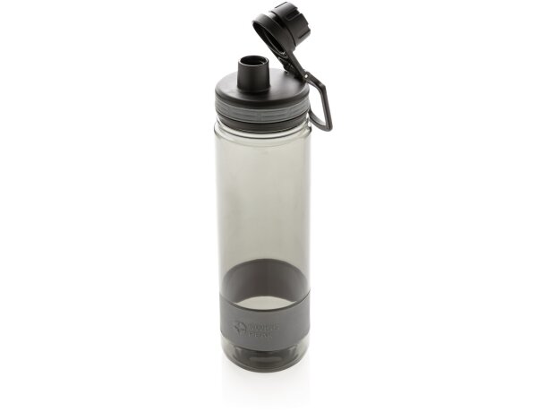 Botella tritan antigoteo 750 ml personalizada gris/antracita