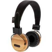 Auriculares inalámbricos bambú personalizado