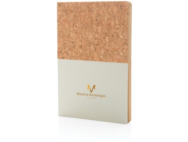 Cuaderno A5 de corcho y kraft Blanquecino detalle 10