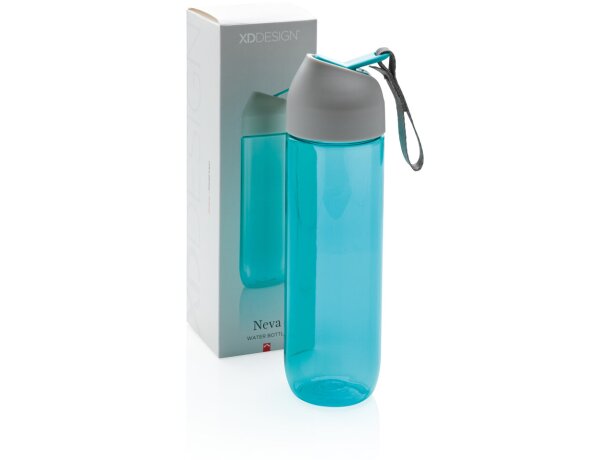 Botella tritan para agua 450 ml Turquesa/gris detalle 35