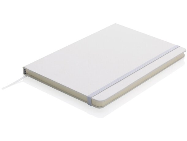 Libreta Plana A5 Básica de Tapa Dura Blanco detalle 8