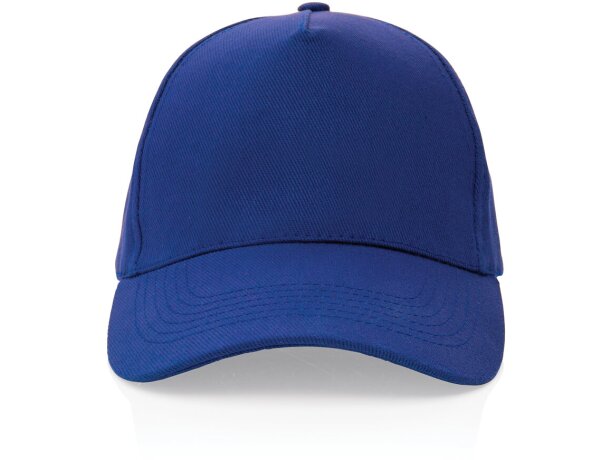 Gorra de algodón reciclado Impact 280gr con trazador AWARE™ Azul detalle 35