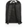 Mochila ecológica con logo hecha de botellas recicladas y ahorro de agua Negro detalle 3